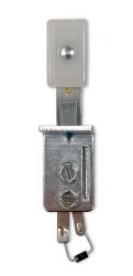 Anti-Sway 1' x 5/8" Frosted 3D/Deep Rectangular Stand-Up Target Assembly With Diode
